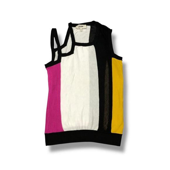 Jean Paul Gaultier Asymmetrical Multicolored Top - Picture 1 of 5